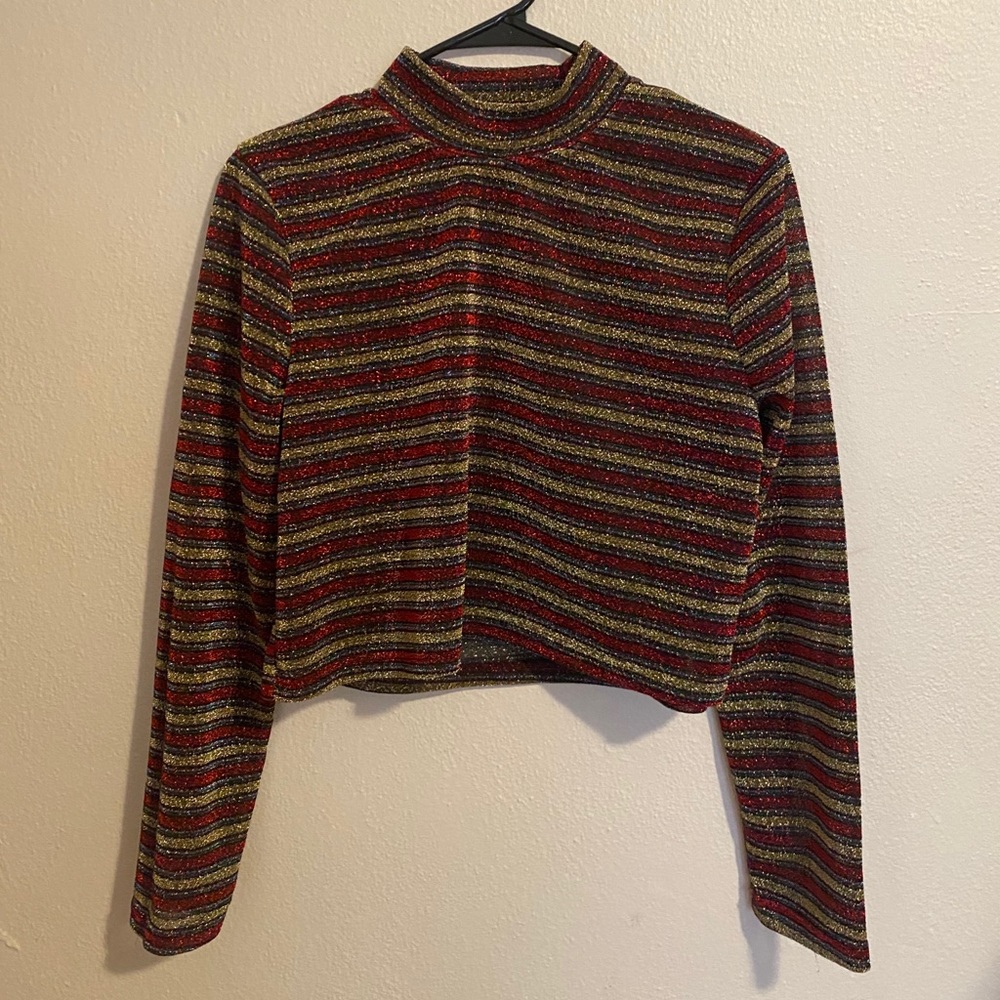 Sheer Striped Top